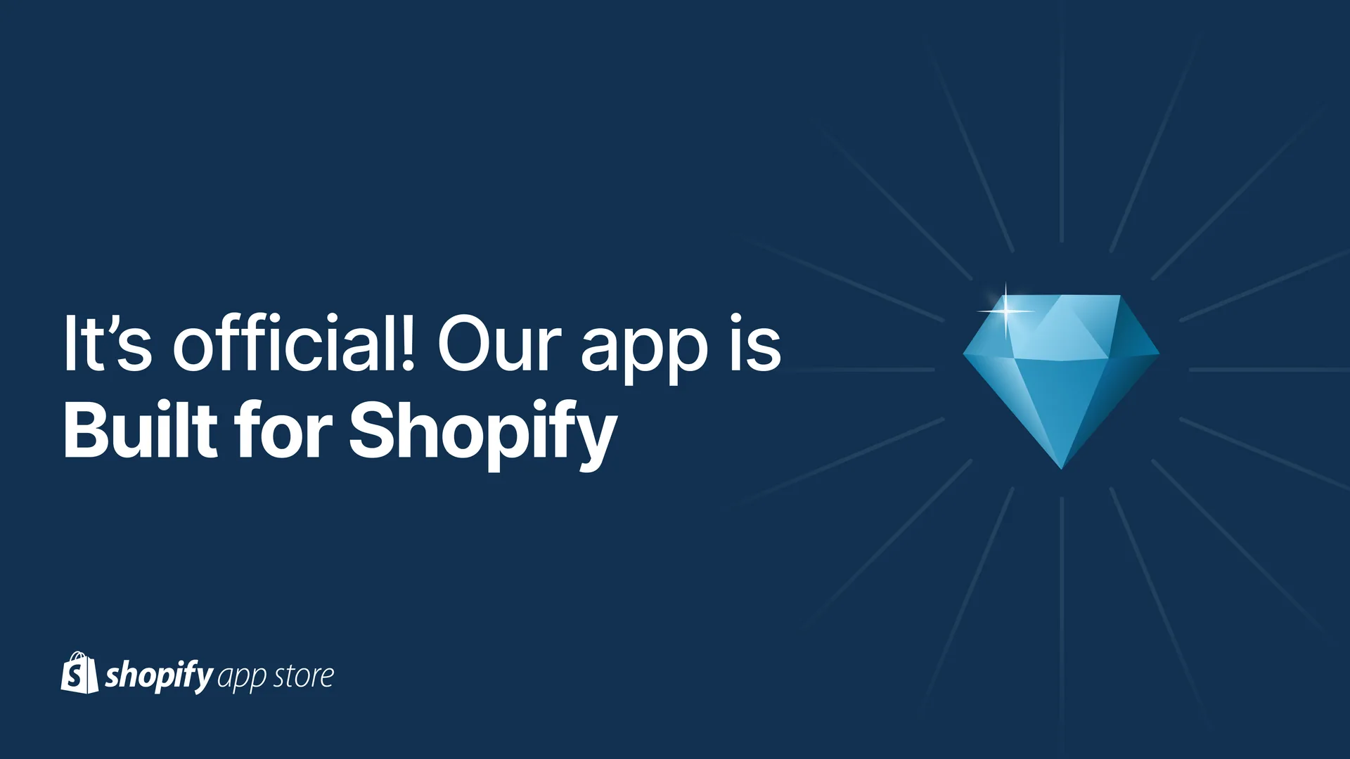 Metafields Guru has officially earned the Built for Shopify badge